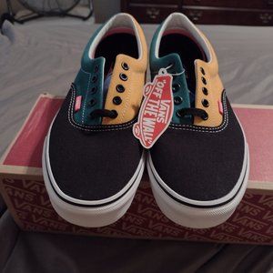Men's Vans era multicolor block shoes size 11.5